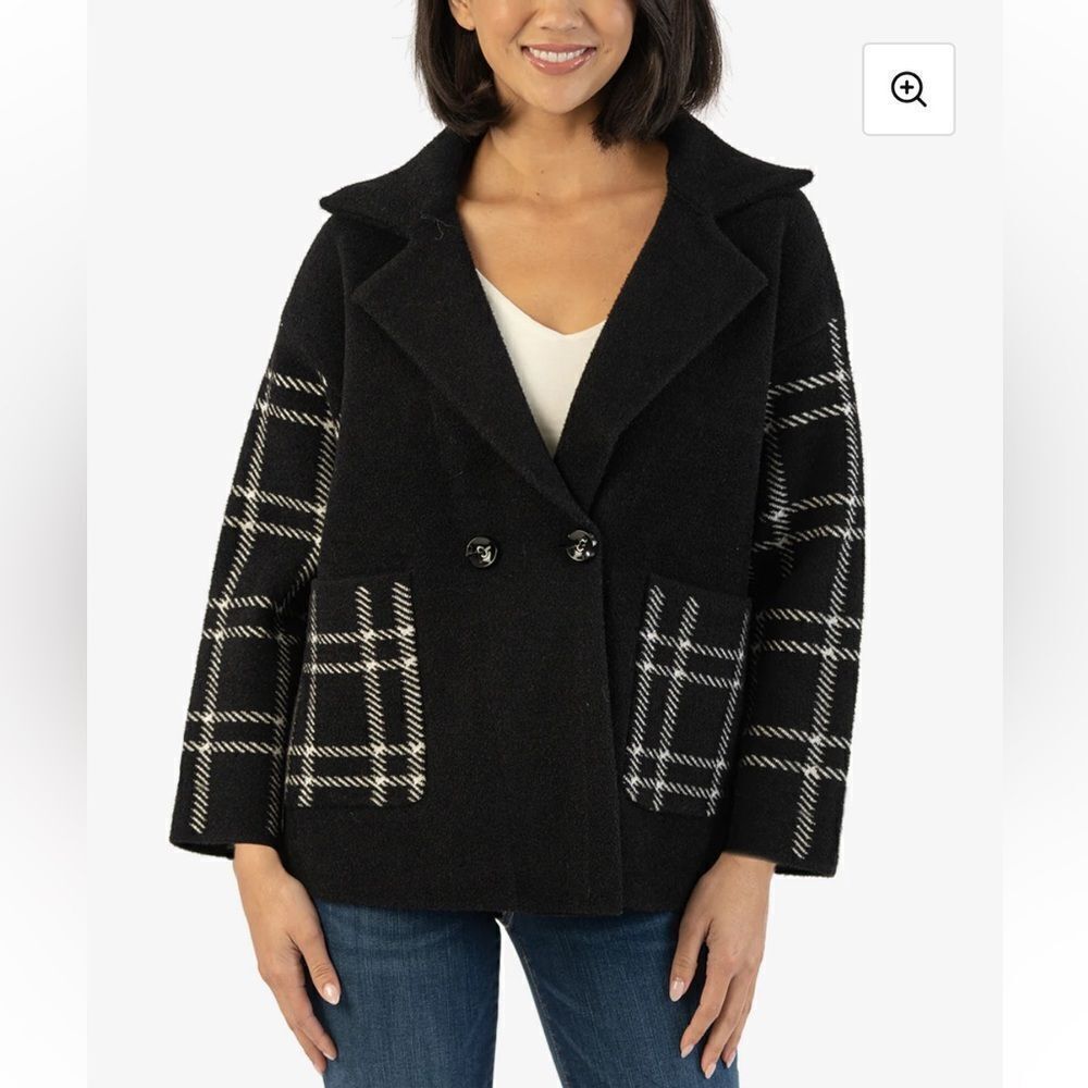 EXCELLENT LIKE NEW CONDITION WOMEN MEDIUM MAGASCHONI SHACKET/BLAZER/SWEATER COAT